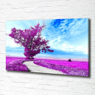 Foto op canvas Boom en pad