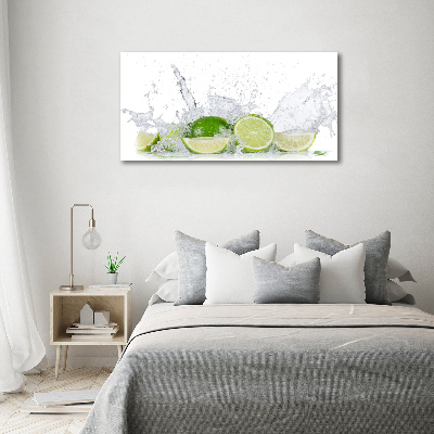 Foto canvas Limoenen en water