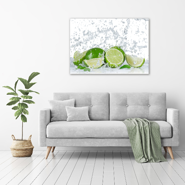 Foto op canvas Limoenen en water