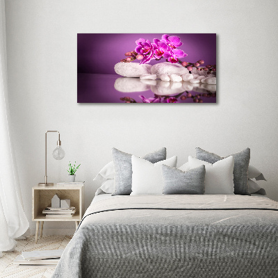 Canvas foto Roze orchidee
