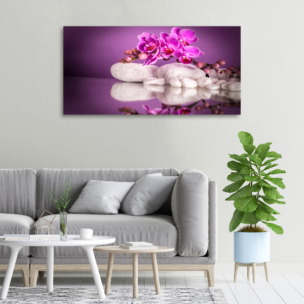 Canvas foto Roze orchidee
