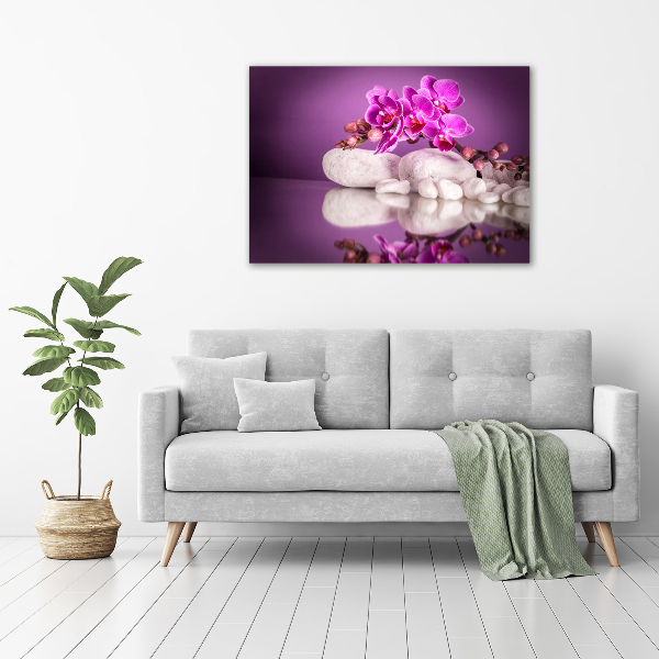 Canvas foto Roze orchidee