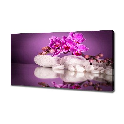 Canvas foto Roze orchidee