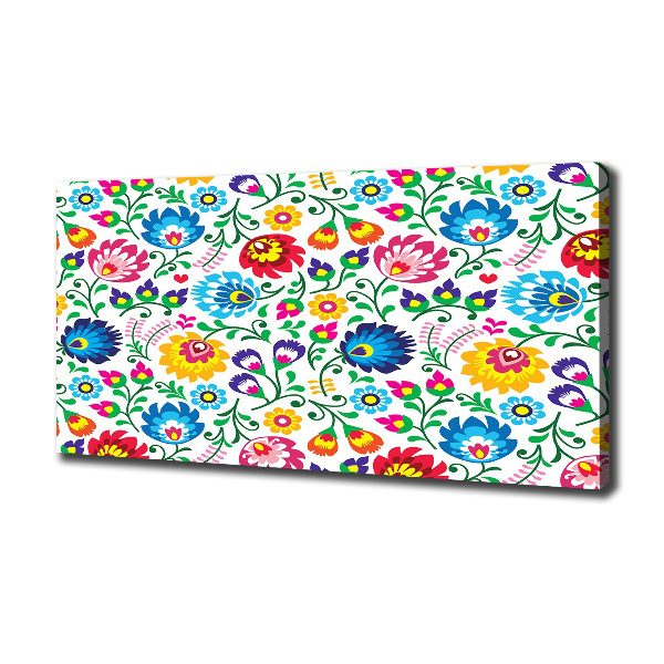 Schilderij op canvas Etnisch patroon