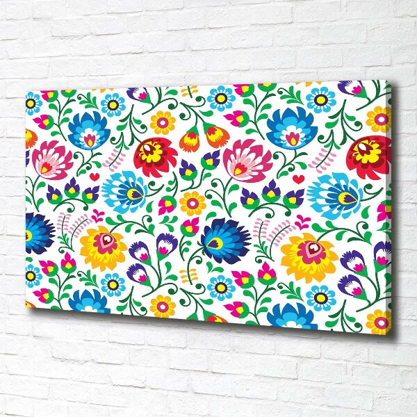 Schilderij op canvas Etnisch patroon