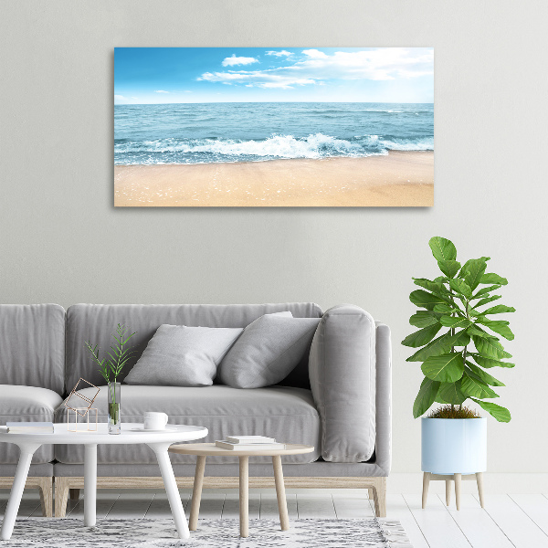 Canvas foto Strand