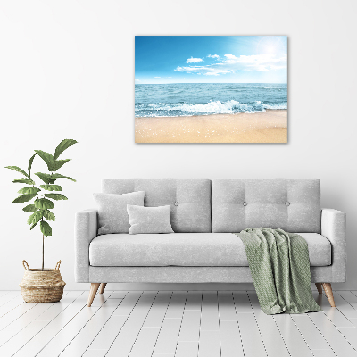 Canvas foto Strand