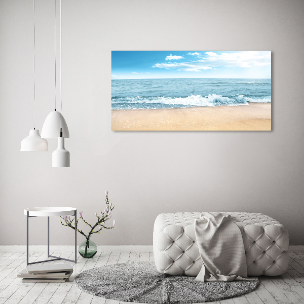 Canvas foto Strand