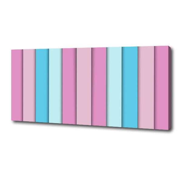 Foto canvas Kleurrijke strepen
