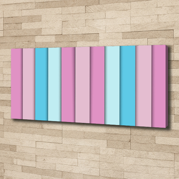 Foto canvas Kleurrijke strepen