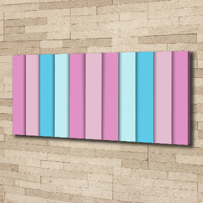 Foto canvas Kleurrijke strepen