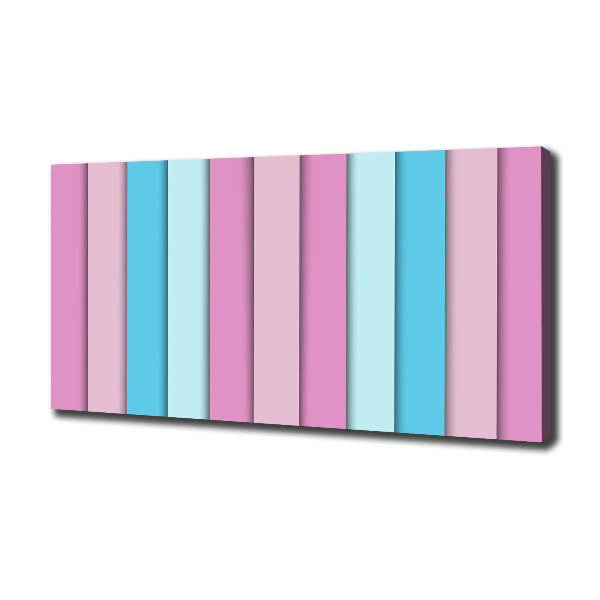 Foto canvas Kleurrijke strepen