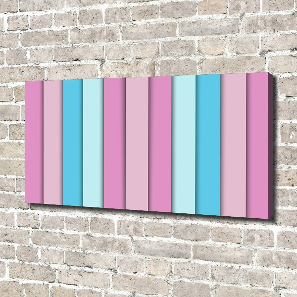 Foto canvas Kleurrijke strepen