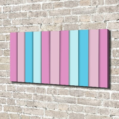 Foto canvas Kleurrijke strepen