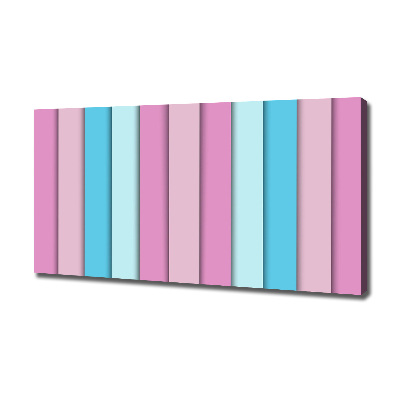 Foto canvas Kleurrijke strepen