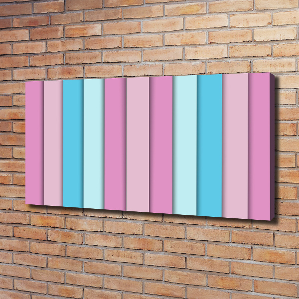 Foto canvas Kleurrijke strepen