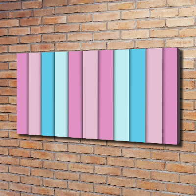 Foto canvas Kleurrijke strepen