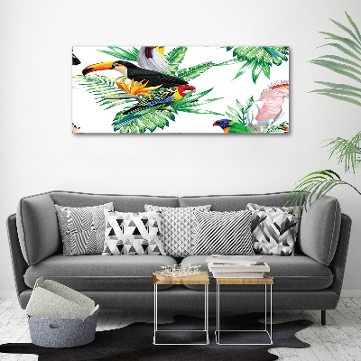 Canvas schilderij Tropische vogels