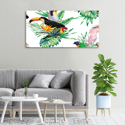 Canvas schilderij Tropische vogels