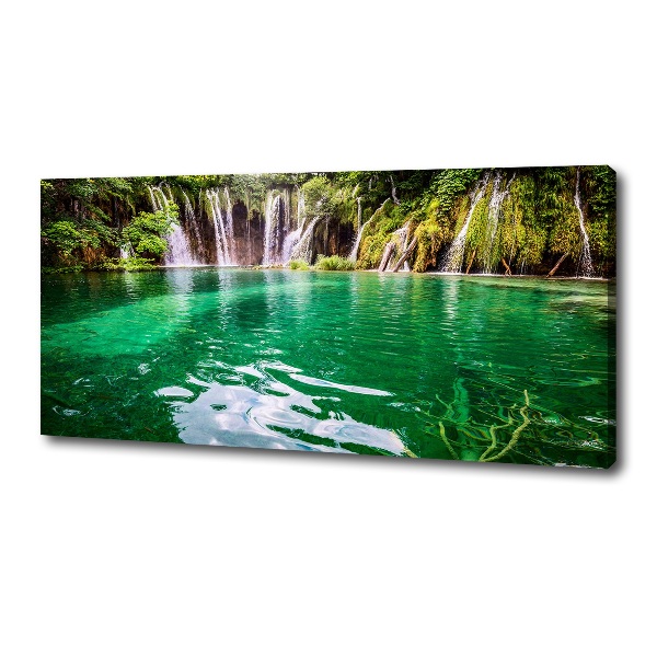 Foto canvas Plitvice-meer