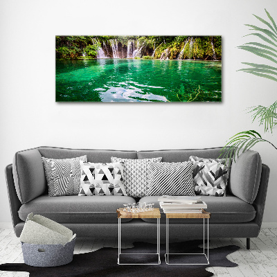 Foto canvas Plitvice-meer