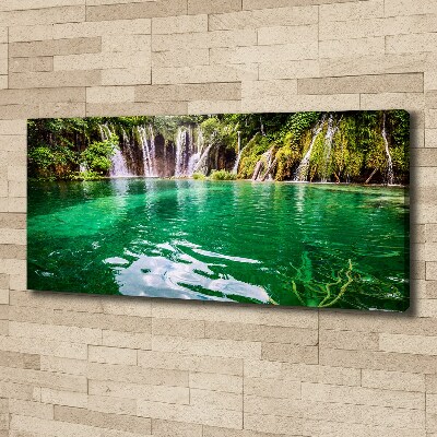 Foto canvas Plitvice-meer