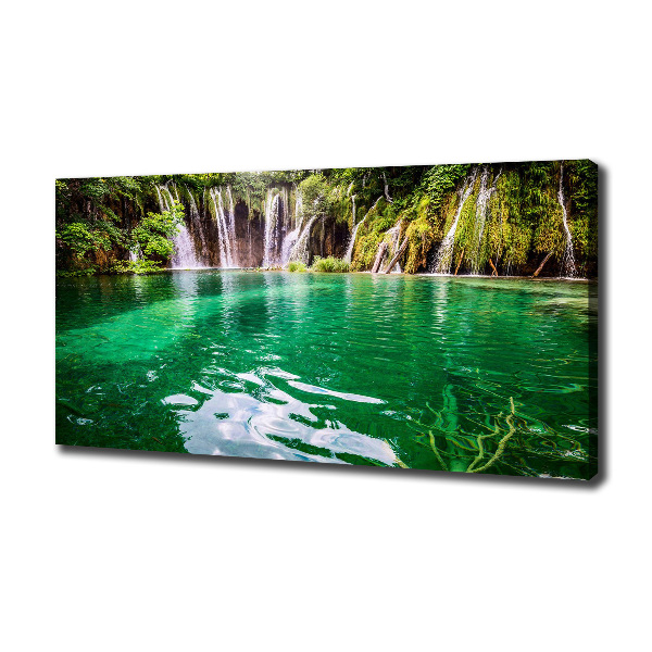 Foto canvas Plitvice-meer