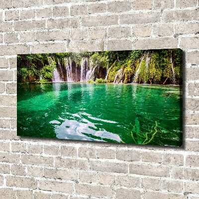 Foto canvas Plitvice-meer