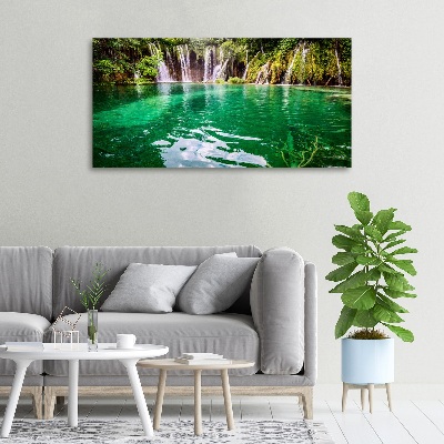 Foto canvas Plitvice-meer