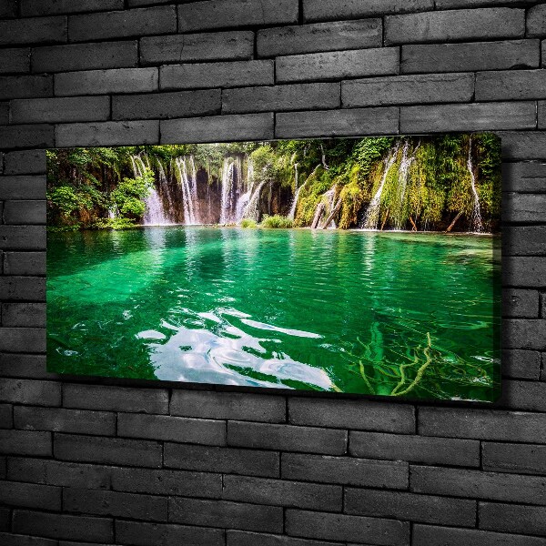 Foto canvas Plitvice-meer