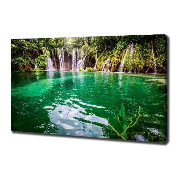Foto canvas Plitvice-meer