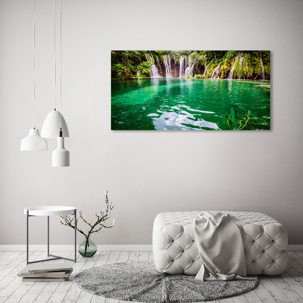 Foto canvas Plitvice-meer