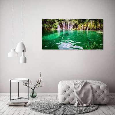 Foto canvas Plitvice-meer