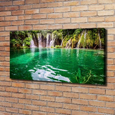 Foto canvas Plitvice-meer