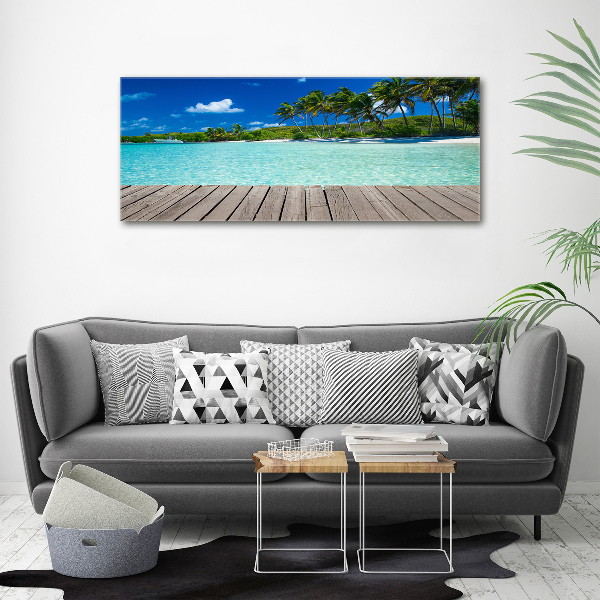 Foto op canvas Tropisch strand