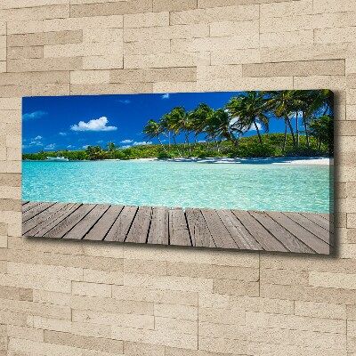 Foto op canvas Tropisch strand