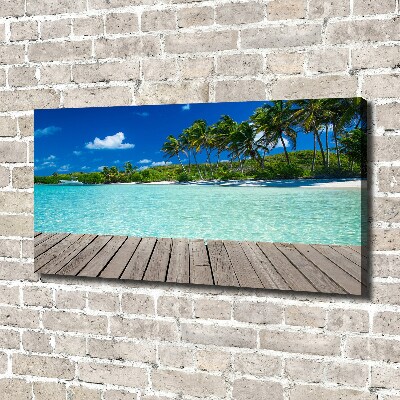 Foto op canvas Tropisch strand