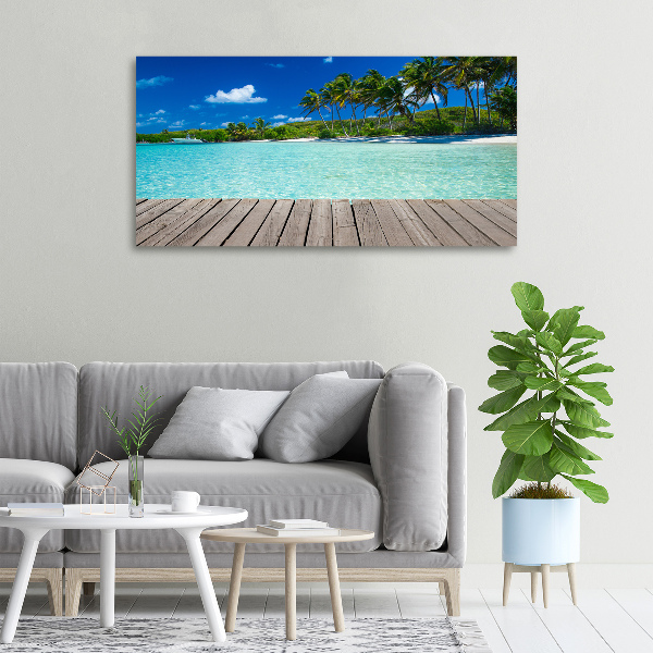 Foto op canvas Tropisch strand
