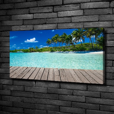 Foto op canvas Tropisch strand