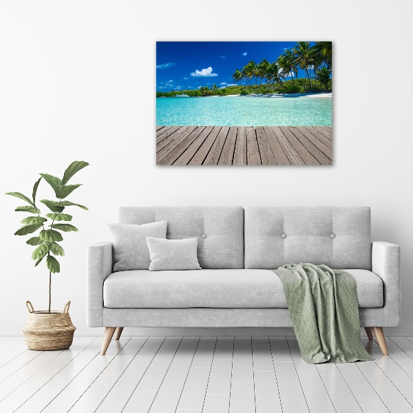 Foto op canvas Tropisch strand