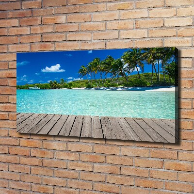 Foto op canvas Tropisch strand
