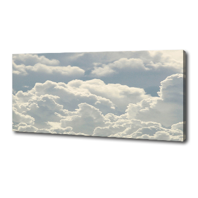 Canvas foto Wolken