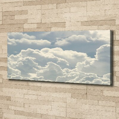 Canvas foto Wolken
