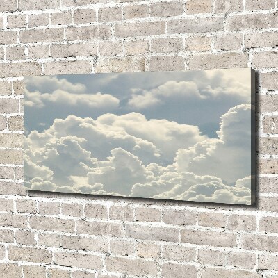 Canvas foto Wolken