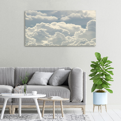 Canvas foto Wolken