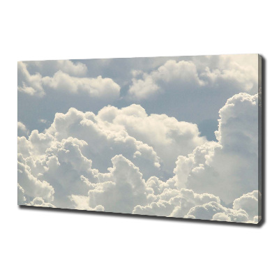 Canvas foto Wolken