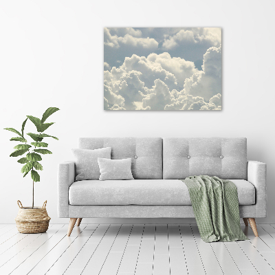 Canvas foto Wolken