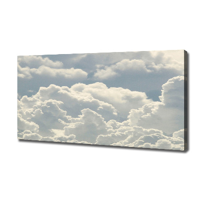 Canvas foto Wolken