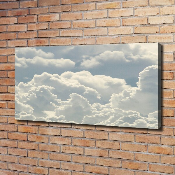 Canvas foto Wolken