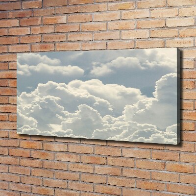 Canvas foto Wolken